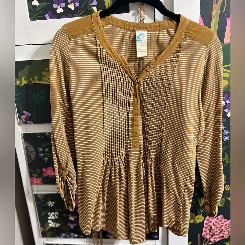 ANTHROPOLOGIE M Splendid brand 3/4 sleeve tee